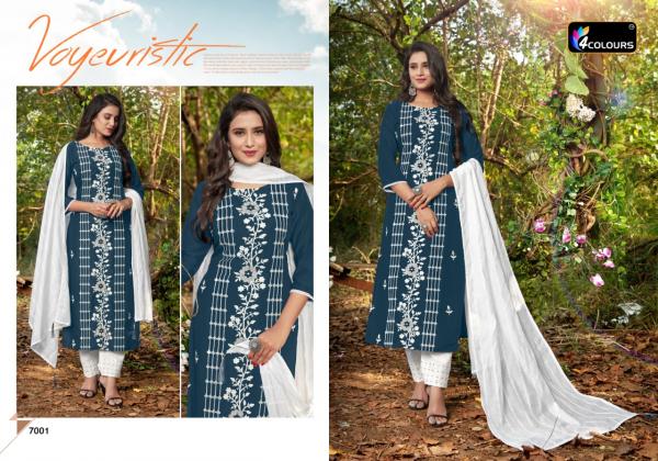 4 Colours Lakhnavi-Muslin-With-Embroidery-Readymade-Salwar